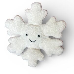 Jellycat Amuseables Snowflake Plush Stuffed Toy - Winter Retired Jellycat 10”
